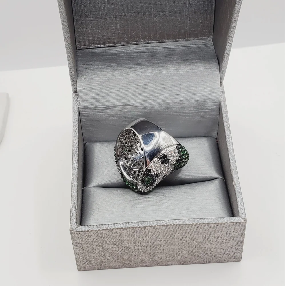 925 Sterling Silver Modern Statement Ring
